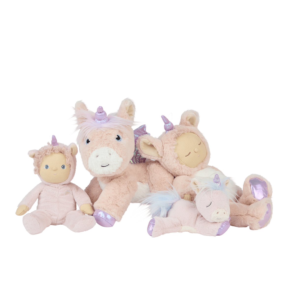 Olli Ella Dinky Dinkum Unicorn - Una Pink