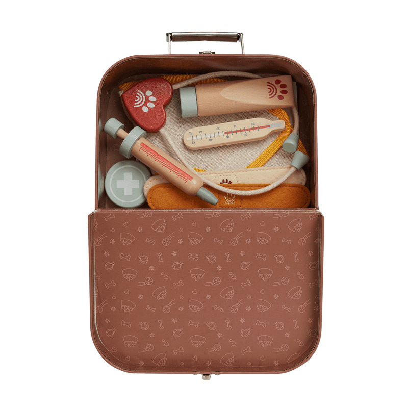 Olli Ella Dinkum Dog Vet Set - Clay