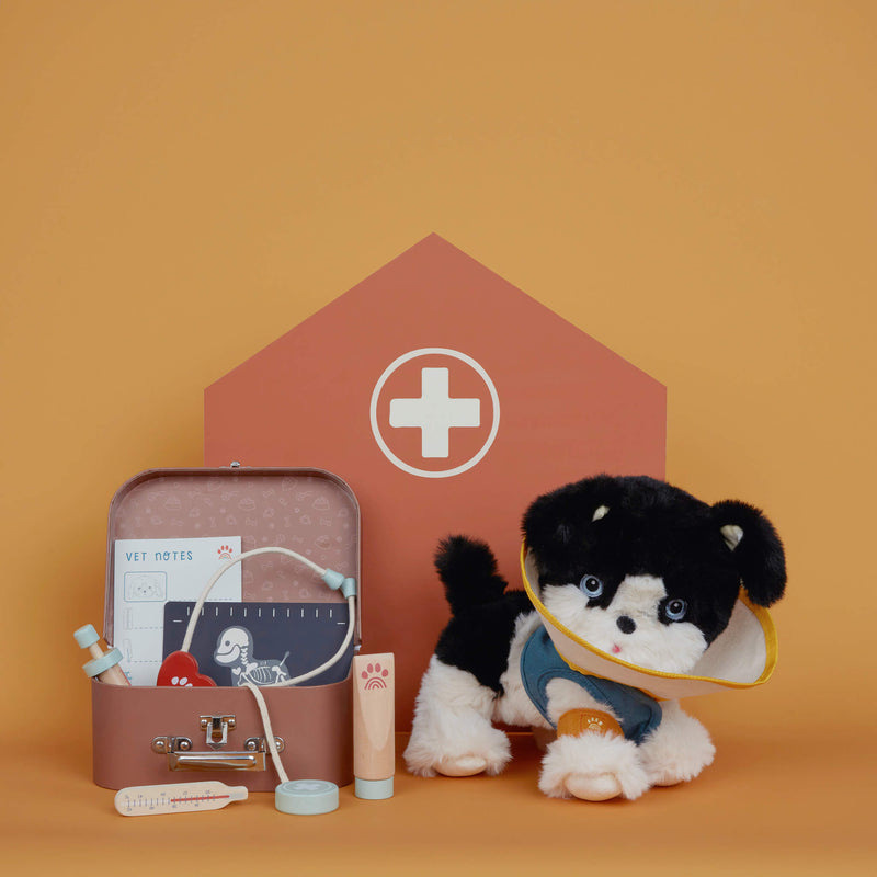 Olli Ella Dinkum Dog Vet Set - Clay