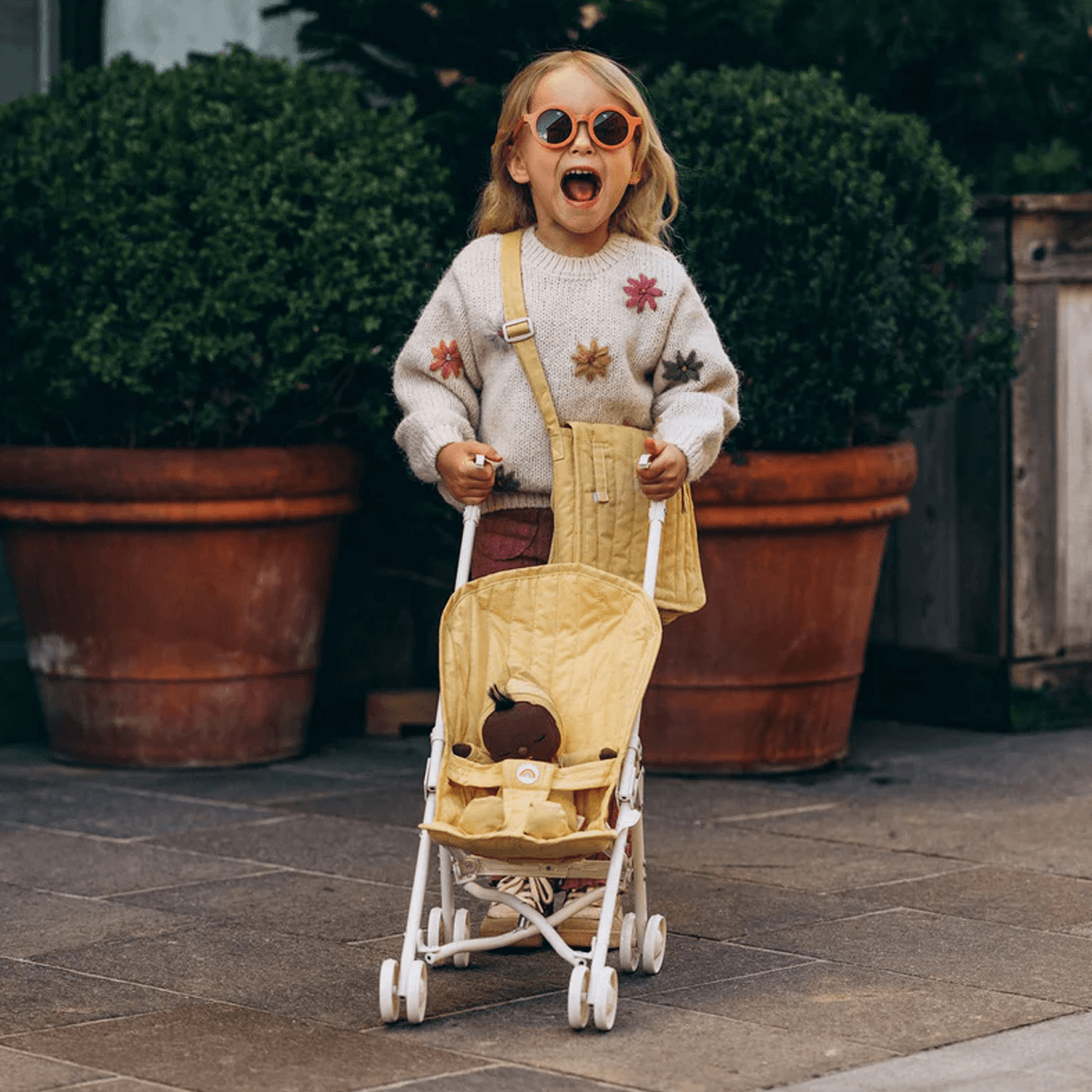 Olli Ella Sollie Stroller - Honey