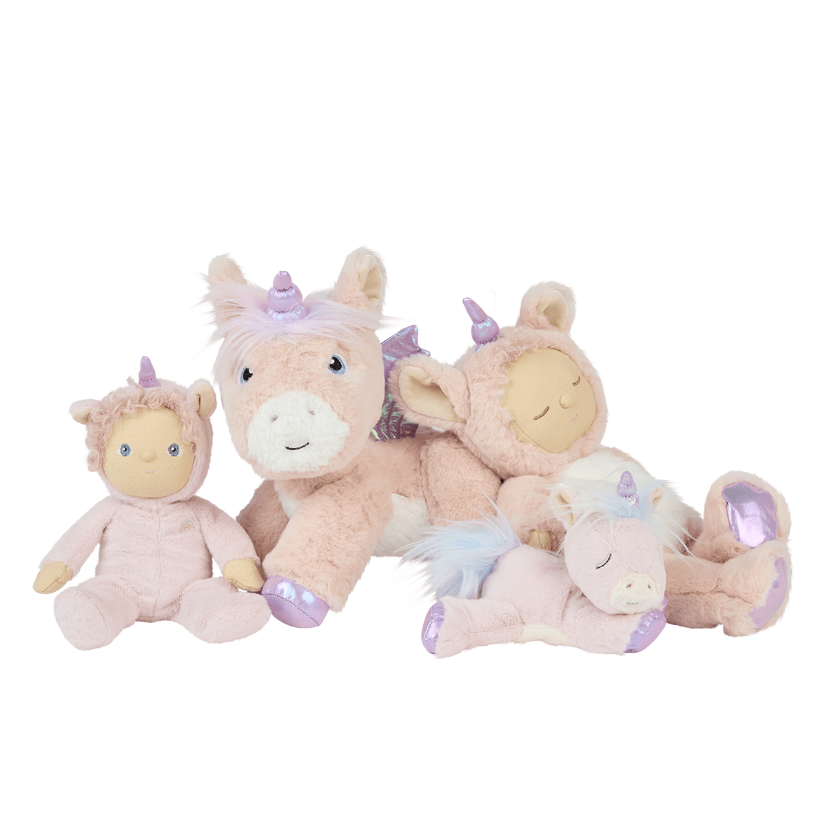 Olli Ella Unicorn Baby - Sparkle Pink