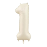 Little Sunday Number One Balloon - Cream