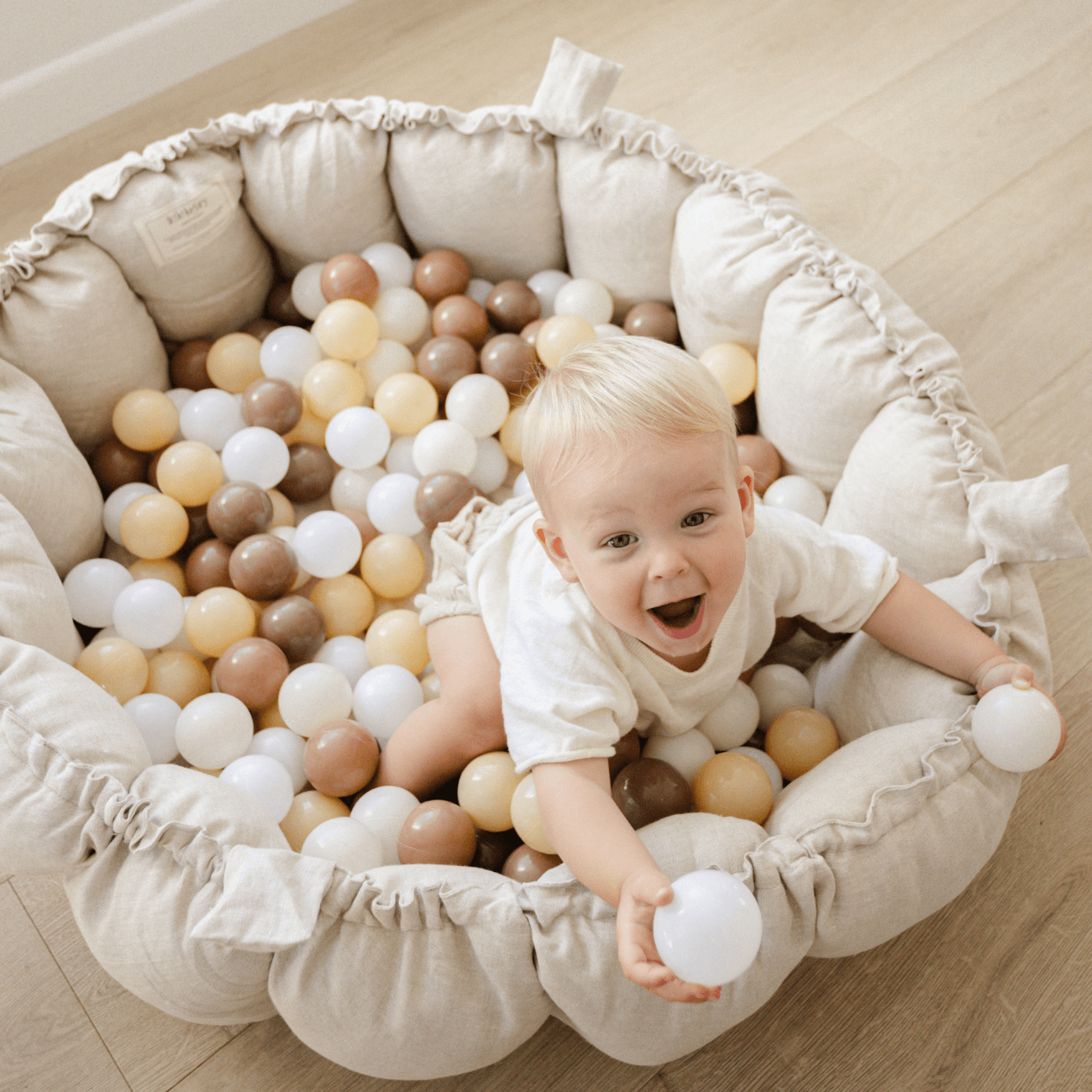 Little Luxury Plush Organic Playmat - Oat