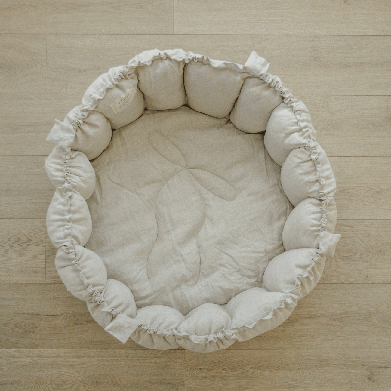 Little Luxury Plush Organic Playmat - Oat