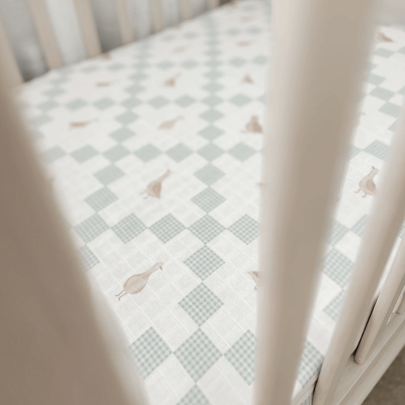 Pop Ya Tot Fitted Cot Sheet - Goosey Gander