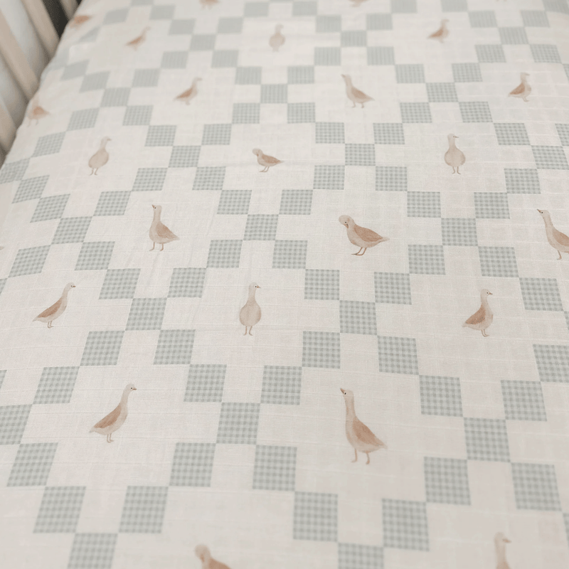 Pop Ya Tot Fitted Cot Sheet - Goosey Gander
