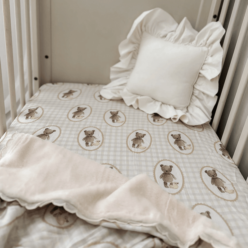 Pop Ya Tot Fitted Cot Sheet - Ted & Duck