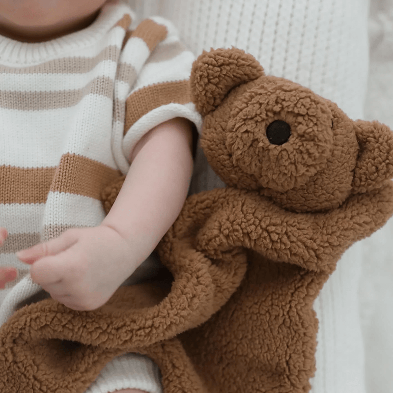 Pop Ya Tot Little Teddy Comforter Toy