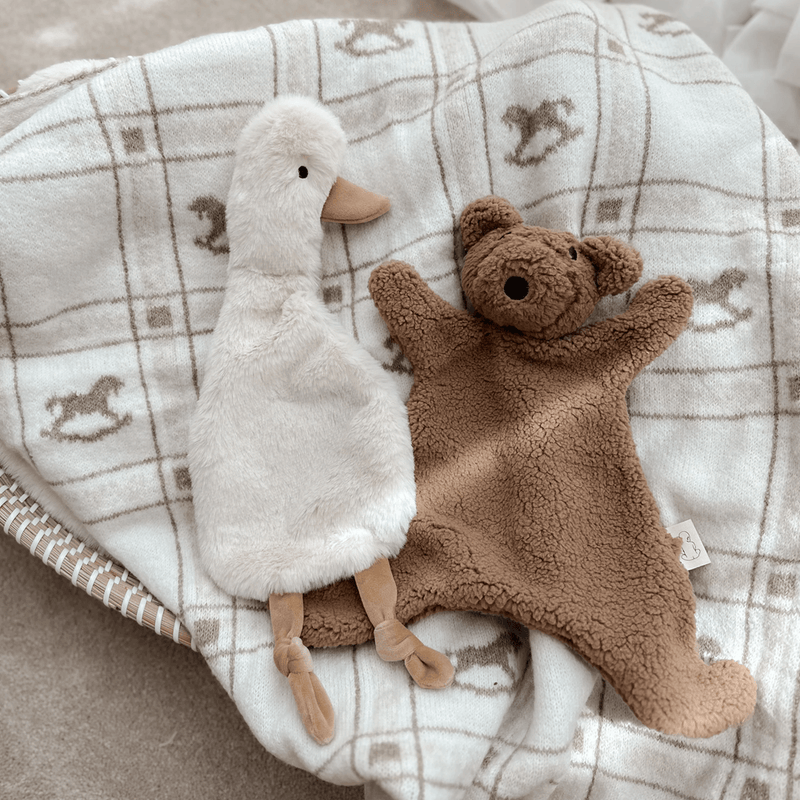Pop Ya Tot Little Teddy Comforter Toy