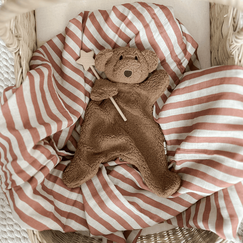 Pop Ya Tot Little Teddy Comforter Toy