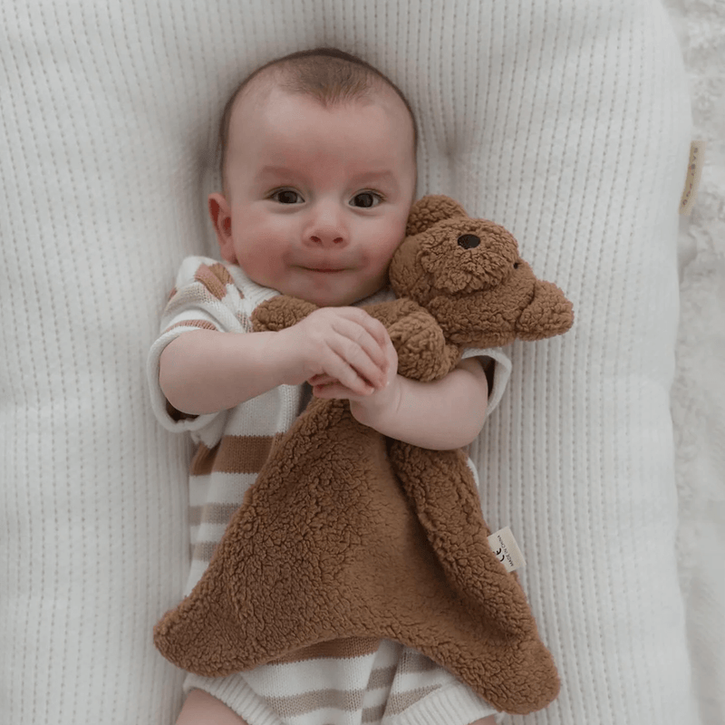 Pop Ya Tot Little Teddy Comforter Toy