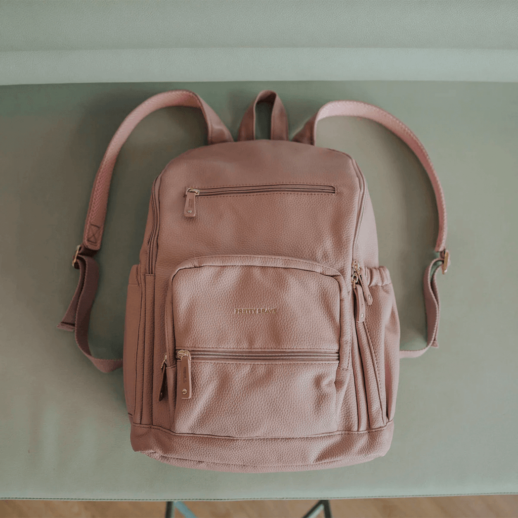 Pretty Brave Chloe Backpack Dusky Rose Little Gatherer NZ