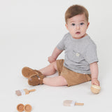 Pretty Brave Milo Baby Sandal - Tan