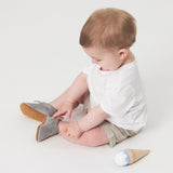Pretty Brave Baby Moc - Grey