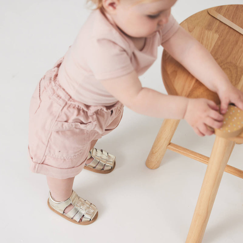 Pretty Brave Rio Baby Sandal - Gold