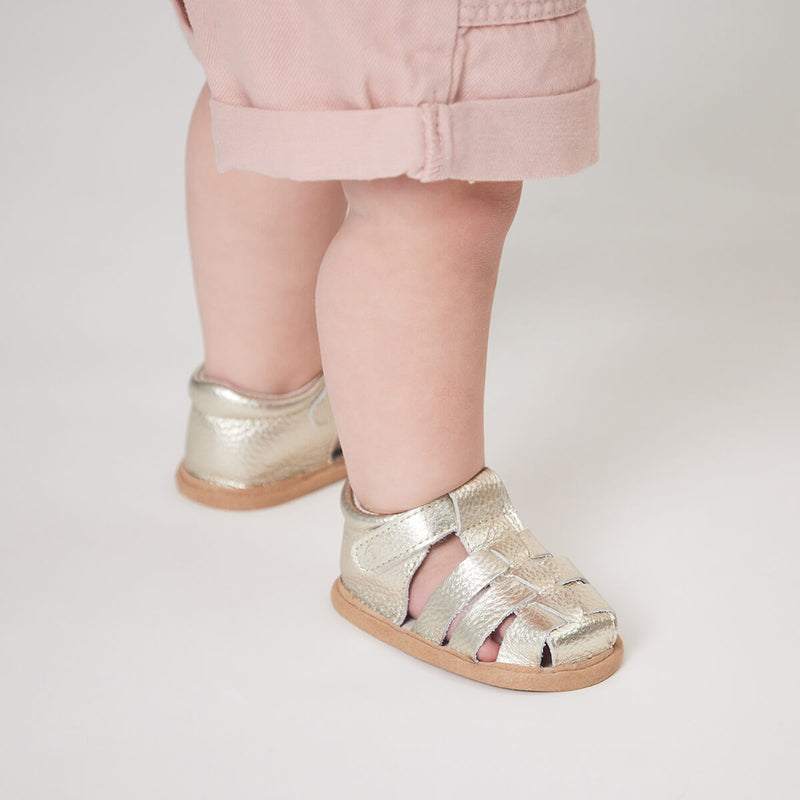 Pretty Brave Rio Baby Sandal - Gold