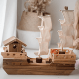 Q Toys Wooden Pirate Ship