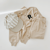 Rylee + Cru Collared Sweatshirt - Sand