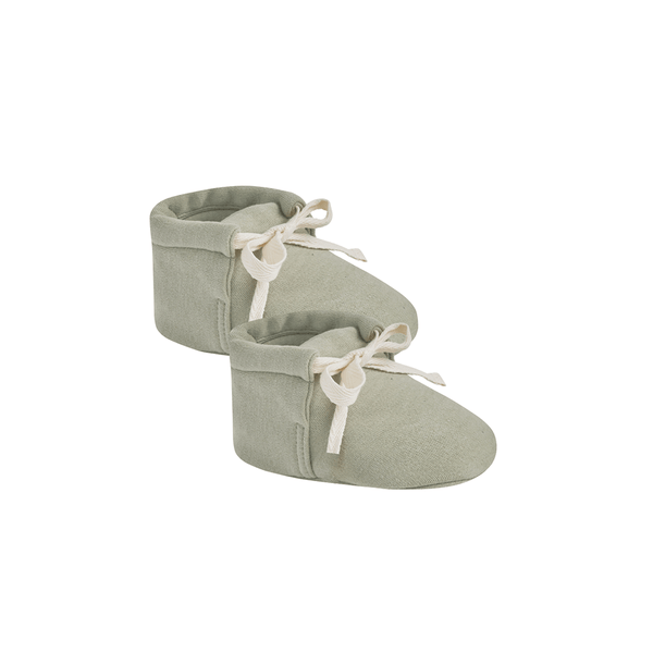 Quincy Mae Baby Booties - Sage