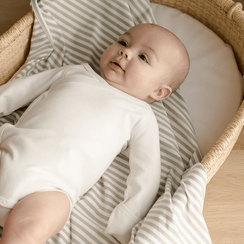 Quincy Mae Side-Snap Bodysuit - Ivory