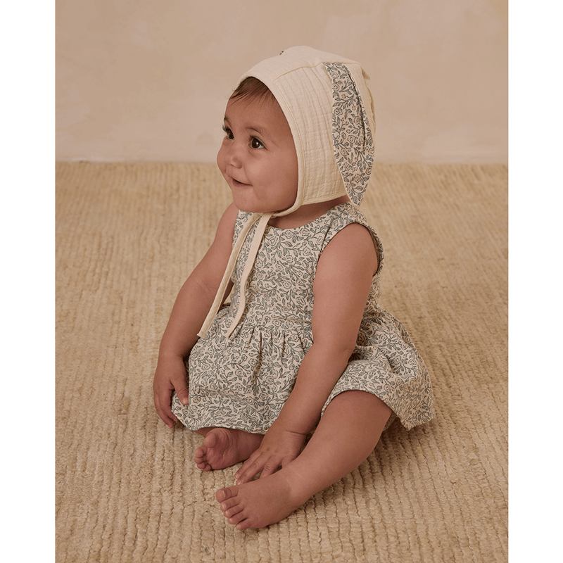 Quincy Mae Bunny Bonnet - Green Garden