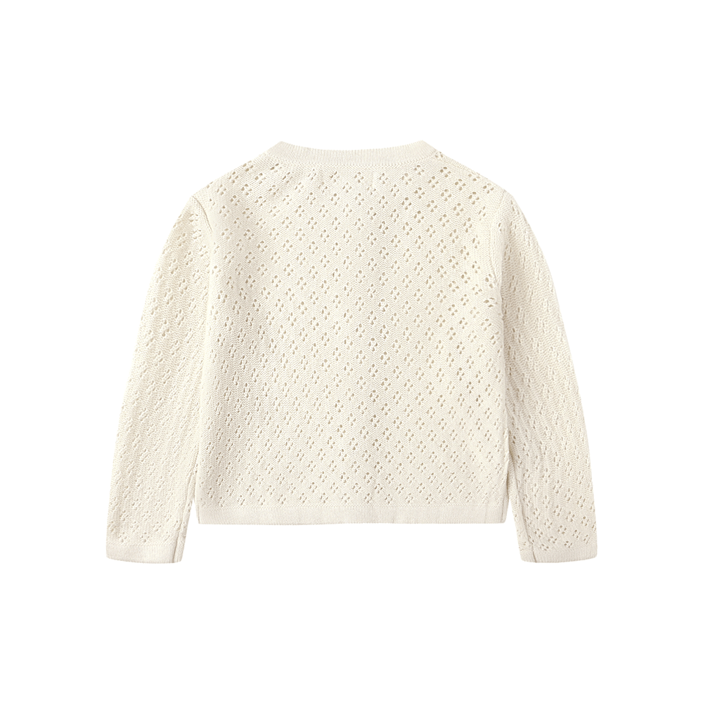 Quincy Mae Knit Cardigan - Natural