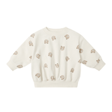 Quincy Mae Relaxed Sweatshirt - Brown Bear