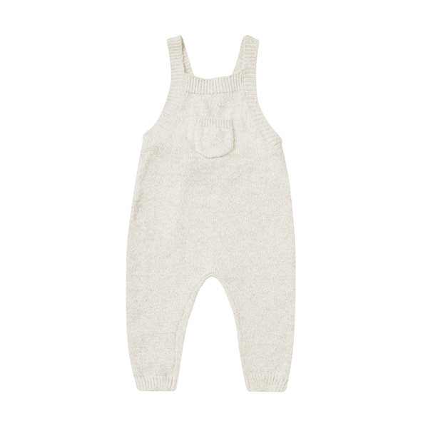 Quincy Mae Knit Overalls - Ivory