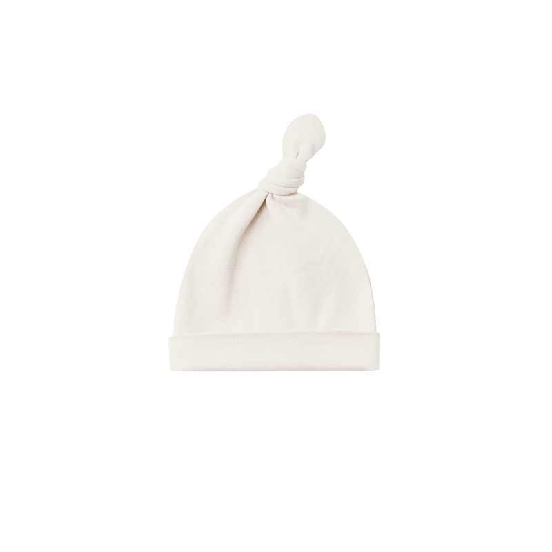 Quincy Mae Knotted Baby Hat - Natural