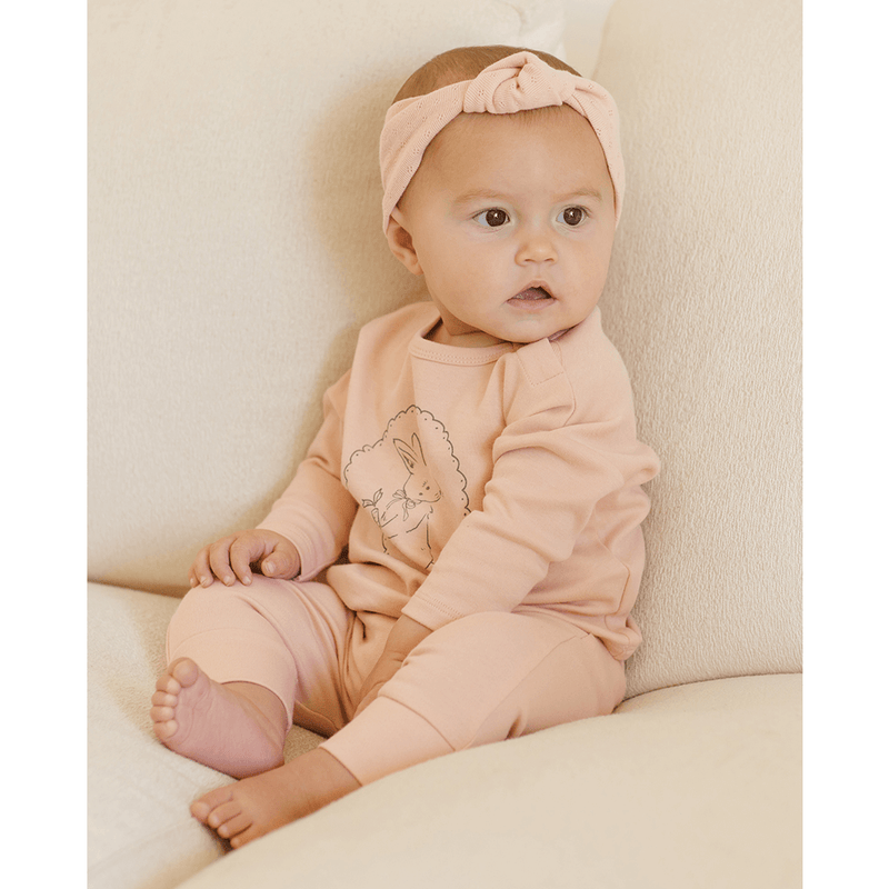Quincy Mae Long Sleeve Tee - Bunny
