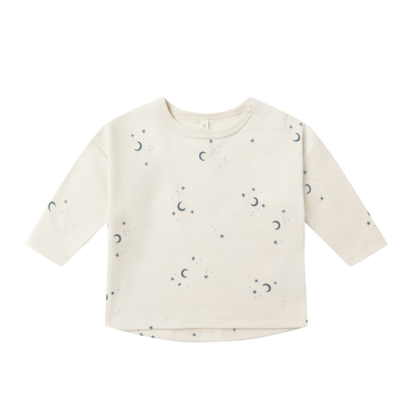Quincy Mae Long Sleeve Tee - Moons