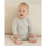 Quincy Mae Long Sleeve Tee - Sage Stripe