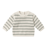 Quincy Mae Rex Sweater - Fern Stripe