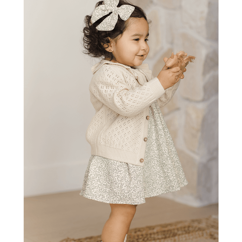 Quincy Mae Carina Dress - Green Garden
