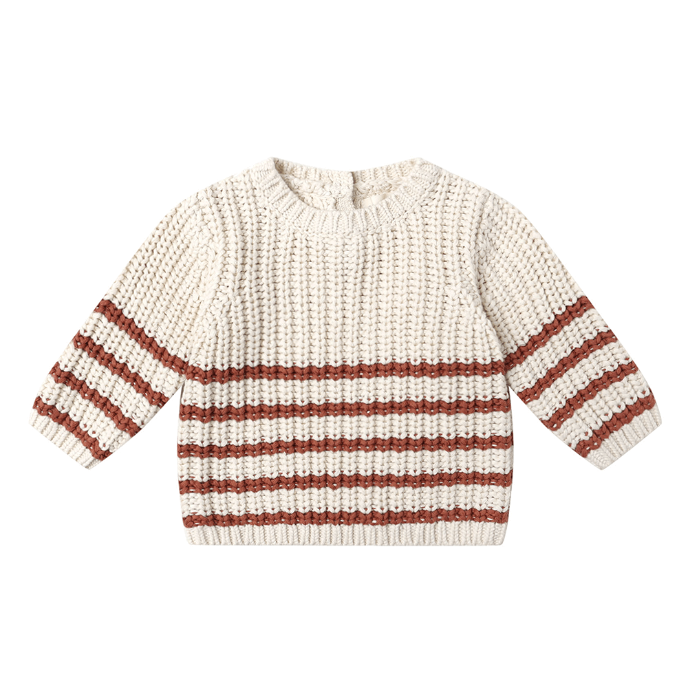 Quincy Mae Rex Sweater - Cranberry