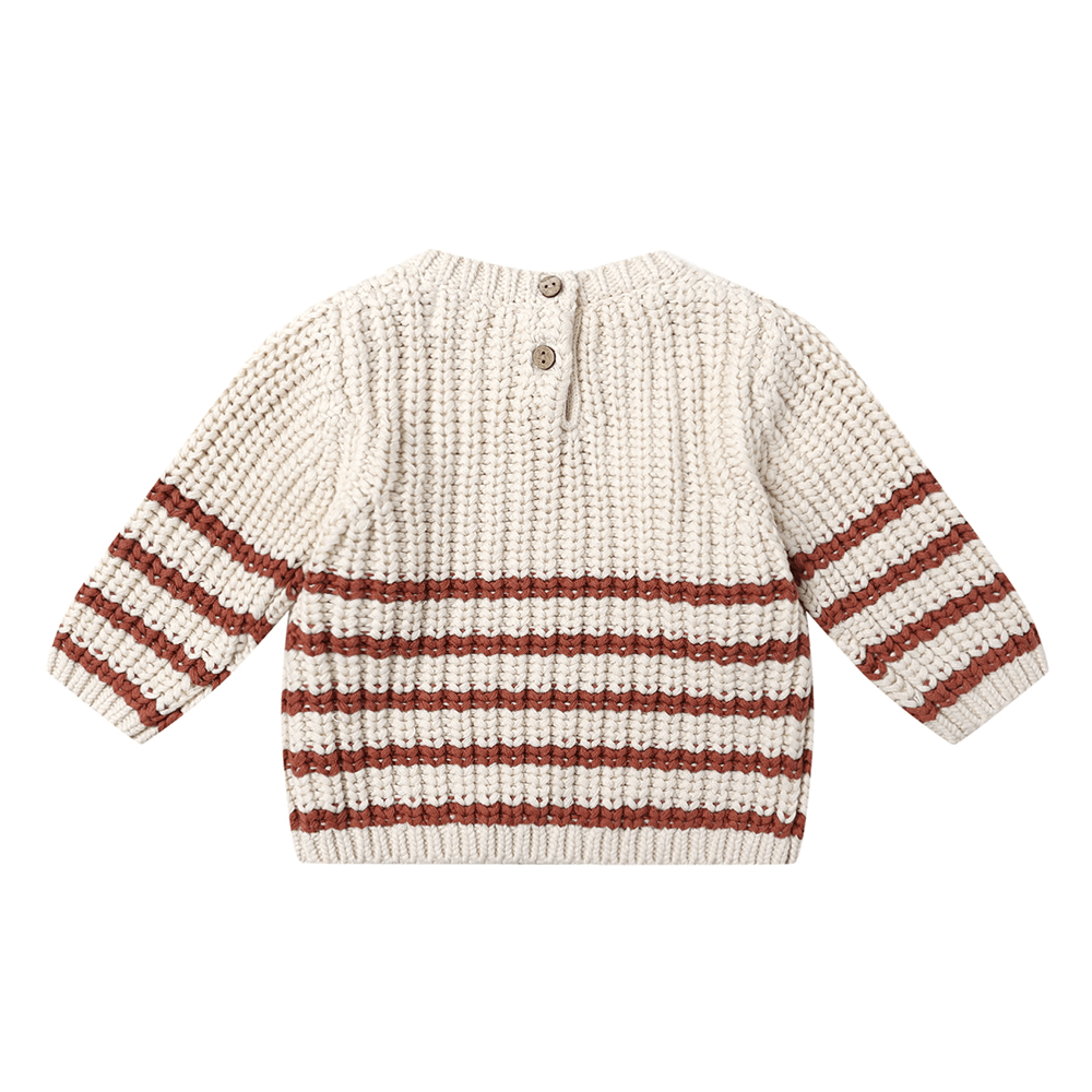 Quincy Mae Rex Sweater - Cranberry