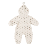 Quincy Mae Velour Zip Jumpsuit - Holly Berry