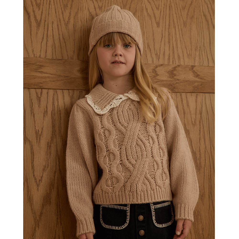 Rylee + Cru Alice Sweater - Heathered Antique