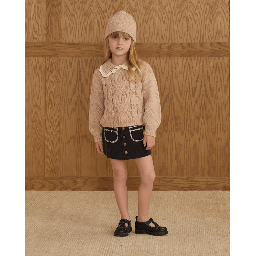 Rylee + Cru Alice Sweater - Heathered Antique