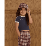 Rylee + Cru  Brooklyn Trouser - Burgundy Plaid