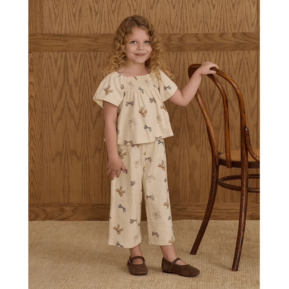 Rylee + Cru Wide Leg Pant - Bows