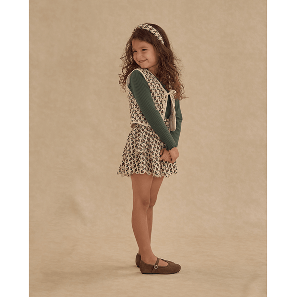 Rylee + Cru Rose Mini Skirt - Harvest Floral