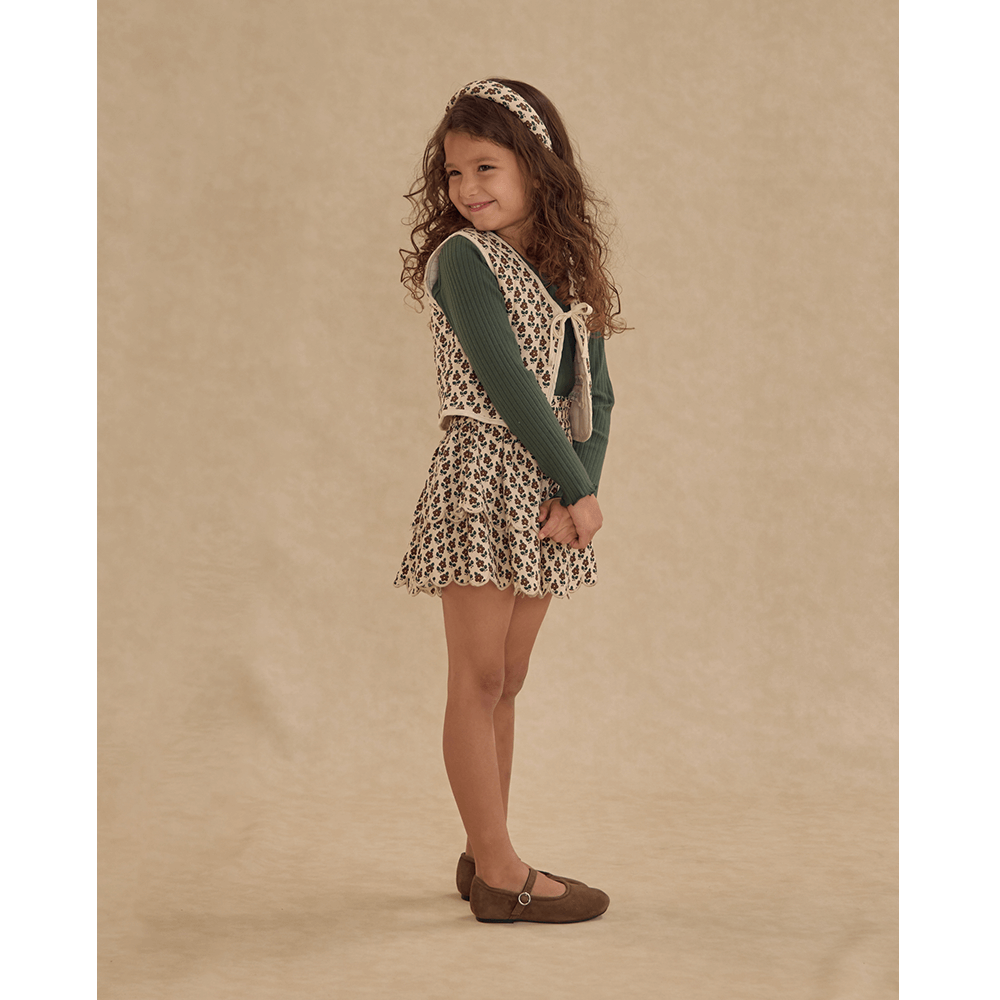 Rylee + Cru Quilted Vest - Harvest Floral