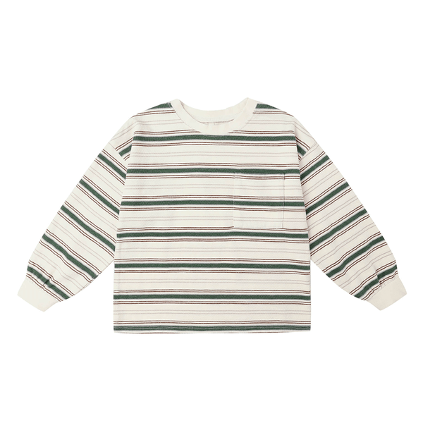 Rylee + Cru Relaxed Long Sleeve Tee - Retro Stripe