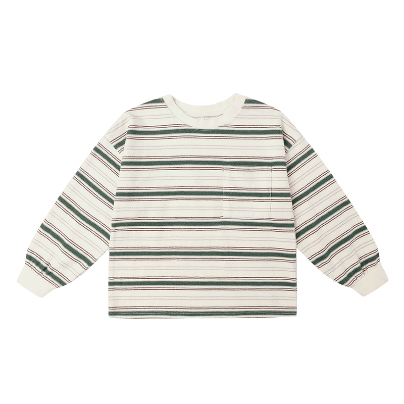 Rylee + Cru Relaxed Long Sleeve Tee - Retro Stripe