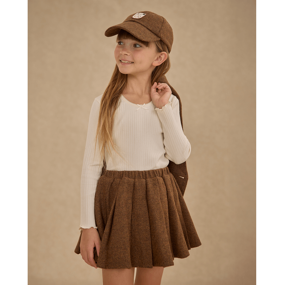 Rylee + Cru Ribbed Long Sleeve - Ivory