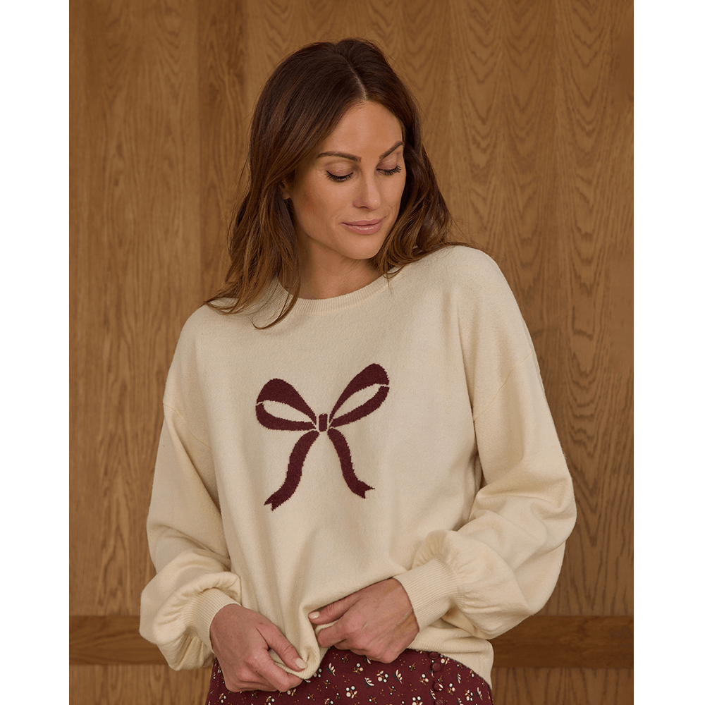 Rylee + Cru Womens Aspen Sweater - Bow