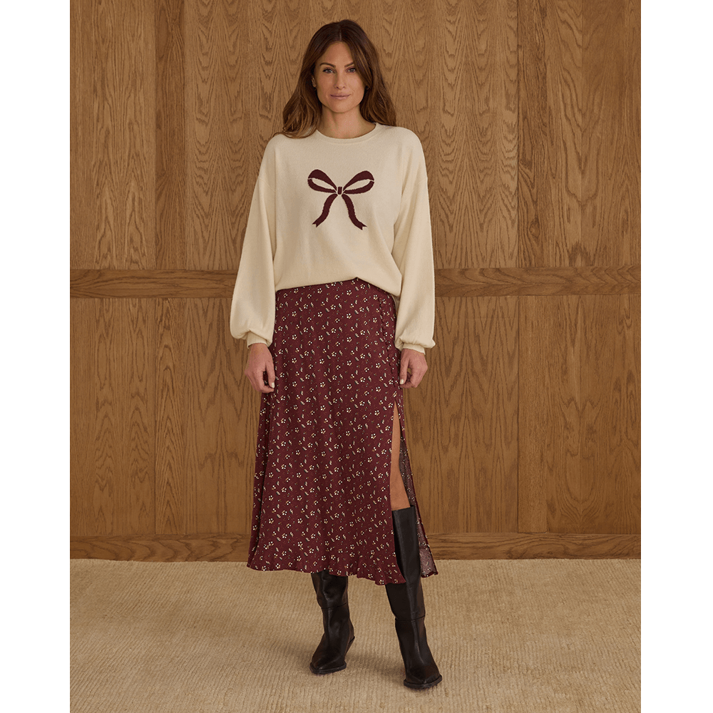 Rylee + Cru Womens Aspen Sweater - Bow
