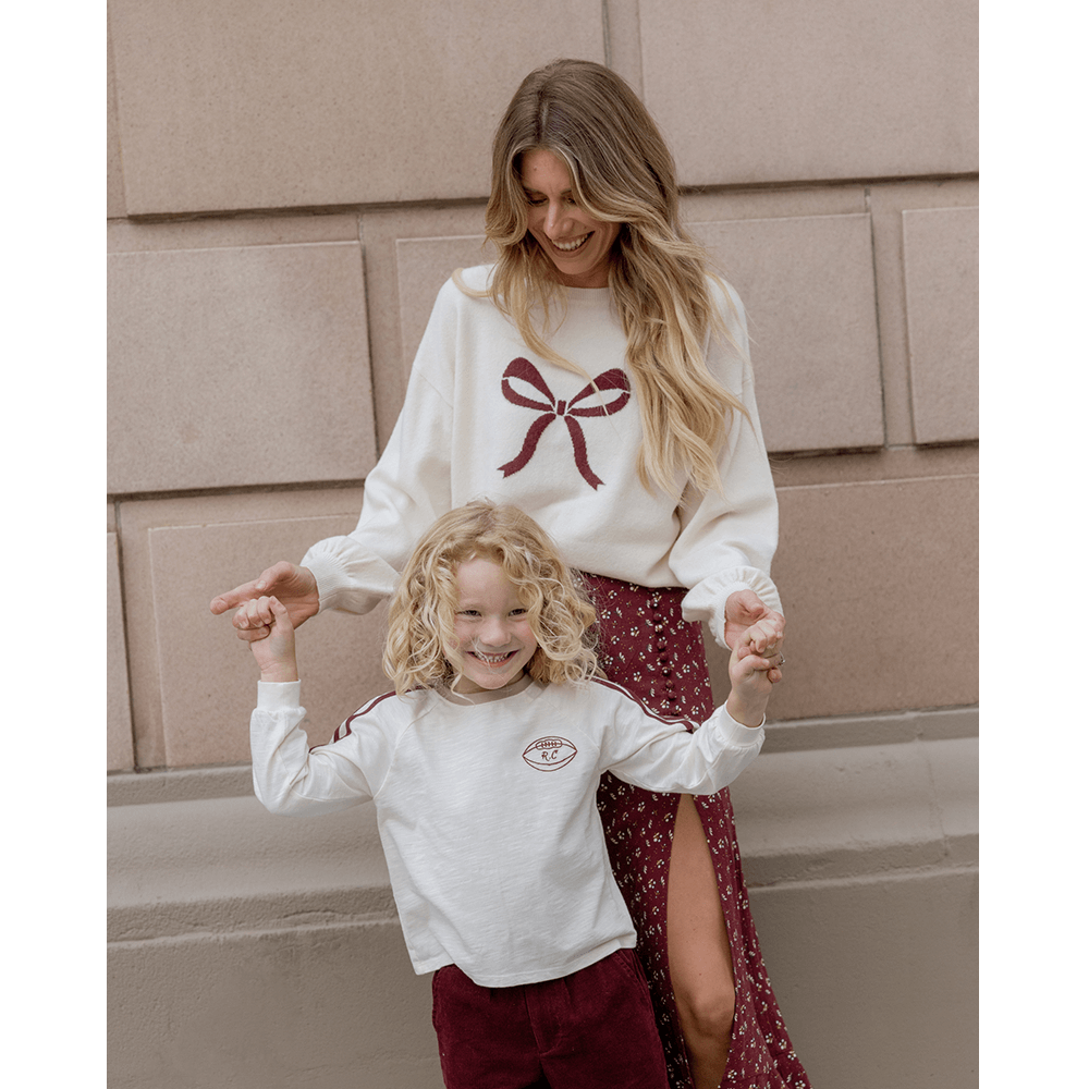 Rylee + Cru Womens Aspen Sweater - Bow