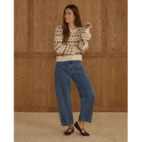 Rylee + Cru Womens Cheyenne Cardigan - Floral Jacquard